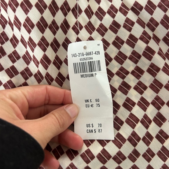 NWT Abercrombie satin cut out midi skirt - Picture 2 of 4